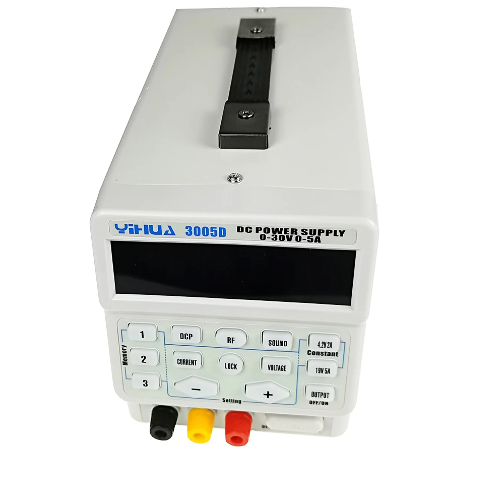 YIHUA 150W 3005D Power Supply Adjustable Laboratory Power Supply Digital Program-Controlled Switching Power Supply 5A 30V DC
YIHUA 150W 3005D Power Supply Adjustable Laboratory Power Supply Digital Program-Controlled Switching Power Supply 5A 30V DC