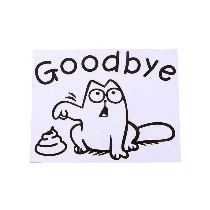 Toilet Seat Sticker Funny Black Cat Bathroom Car Tank Window Home Decor Cartoon Animal Say Goodbye Decals Vinyl Mural Art
Toilet Seat Sticker Funny Black Cat Bathroom Car Tank Window Home Decor Cartoon Animal Say Goodbye Decals Vinyl Mural Art