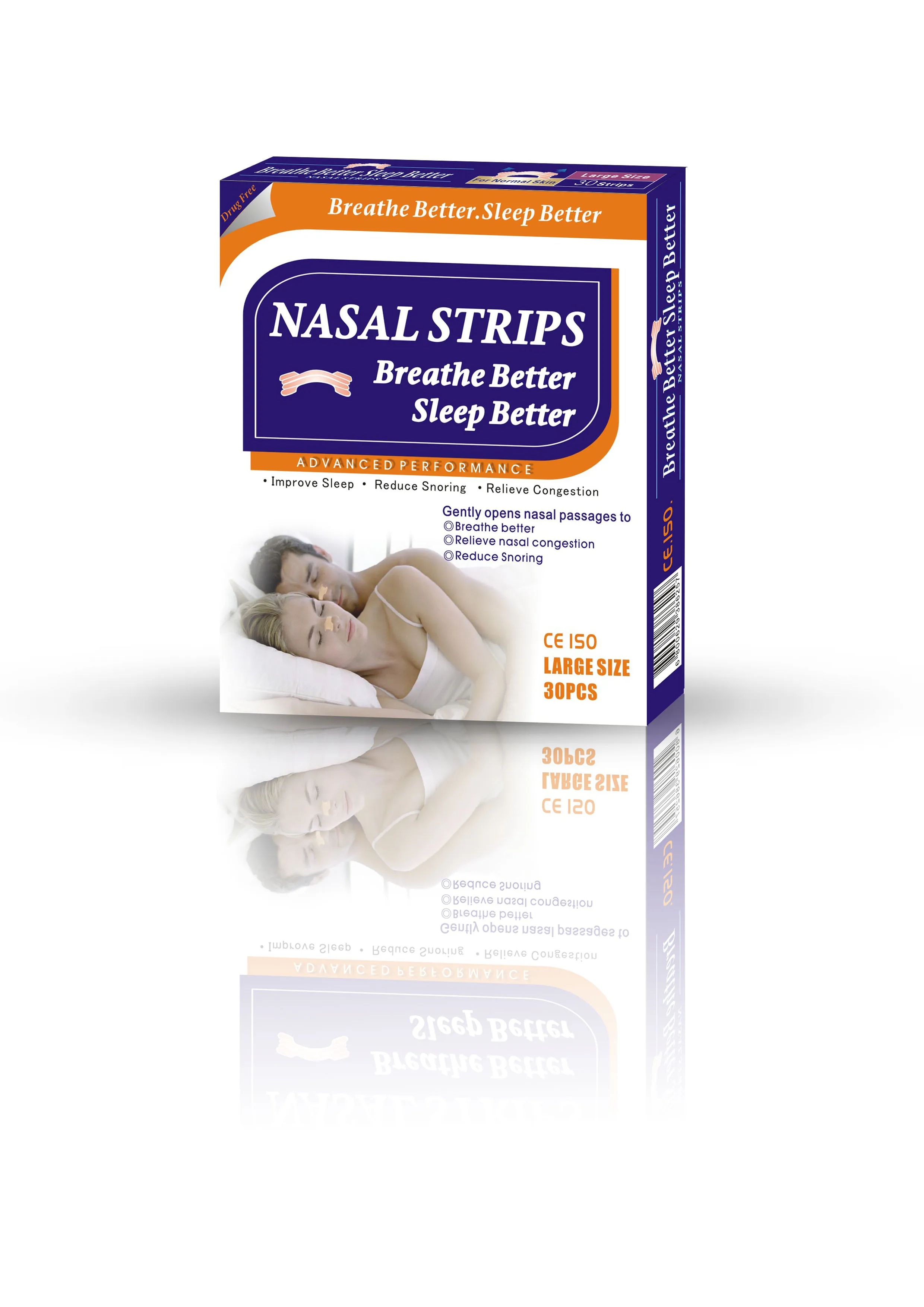 3000pcs=100boxes/lot(66x19mm) Health Care Stop Snoring Products Relieve Nasal Congestion Non-woven Better Breath Nasal Strips
3000pcs=100boxes/lot(66x19mm) Health Care Stop Snoring Products Relieve Nasal Congestion Non-woven Better Breath Nasal Strips