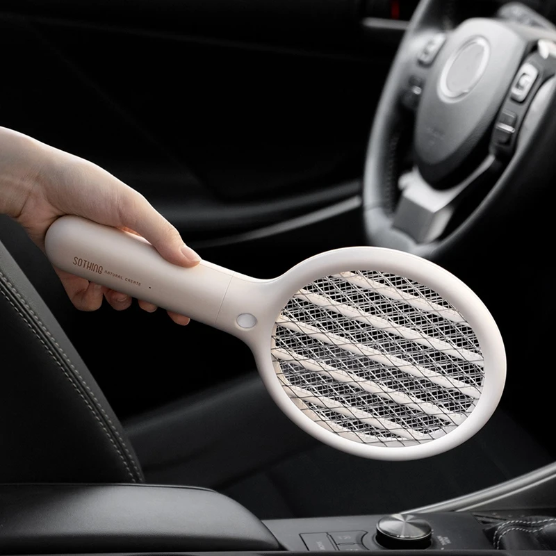 SOTHING 2 Set Mini USB Electric Mosquito Swatter Dispeller with LED Light Portable for Home Outdoor Car, Red & White
SOTHING 2 Set Mini USB Electric Mosquito Swatter Dispeller with LED Light Portable for Home Outdoor Car, Red & White