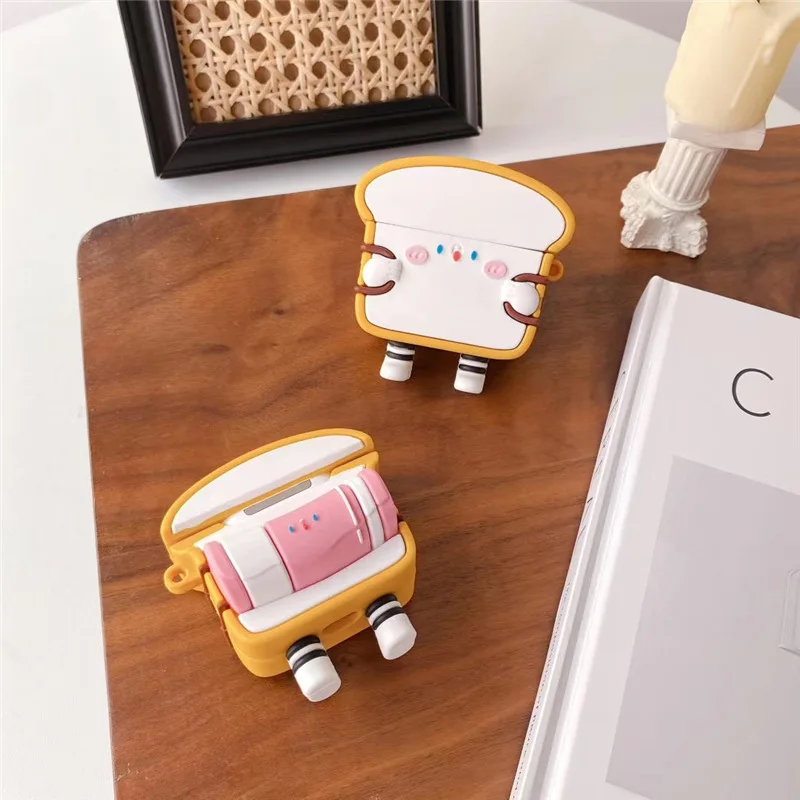 For Airpods 1/2 Case,Toast Bacon Case For Airpods Case Soft Silicone Earphone Headphone Cover For Airpods Pro Case For Boys
For Airpods 1/2 Case,Toast Bacon Case For Airpods Case Soft Silicone Earphone Headphone Cover For Airpods Pro Case For Boys