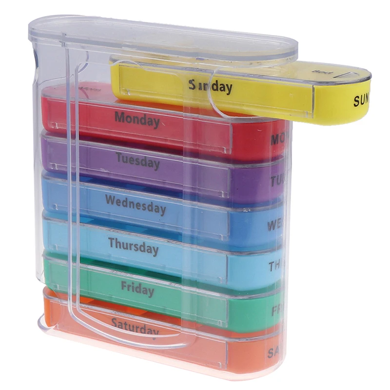 New Home Travel Weekly 7 Days Pill Box 28 Compartments Pill Organizer Plastic Medicine Storage Dispenser Cutter Drug Cases
New Home Travel Weekly 7 Days Pill Box 28 Compartments Pill Organizer Plastic Medicine Storage Dispenser Cutter Drug Cases