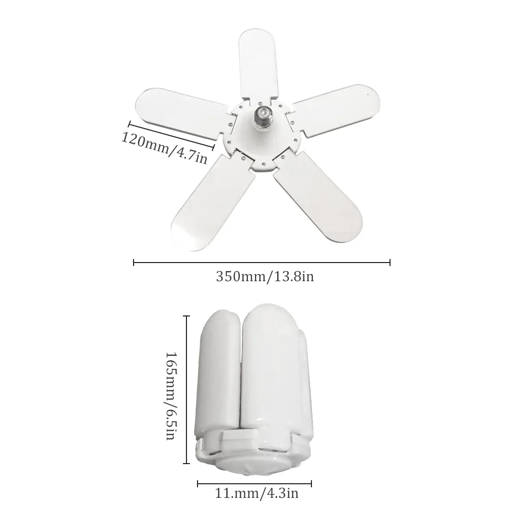 Deformable Garage Light LED Ceiling Lights No Flicker 27 LED Bulb 90 Degrees Angle Adjustable Ceiling Lamp 75/60/45 W
Deformable Garage Light LED Ceiling Lights No Flicker 27 LED Bulb 90 Degrees Angle Adjustable Ceiling Lamp 75/60/45 W