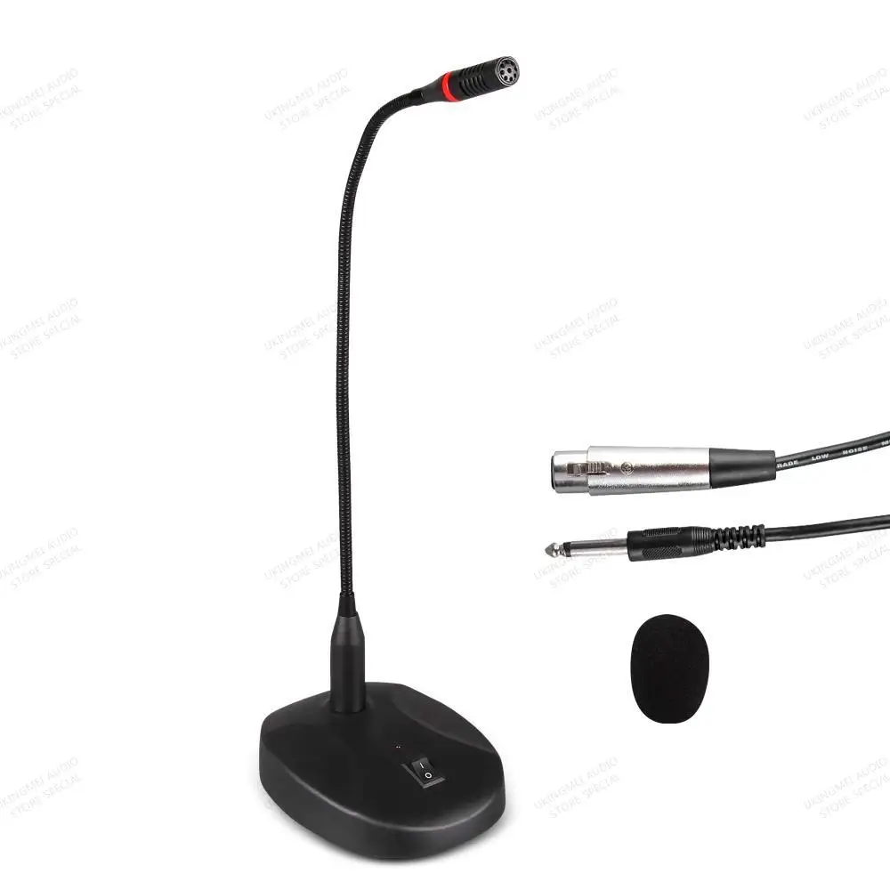 Condenser Desktop Gooseneck Microphone For Conference Microphone Noise Canceling Desktop Speech Mic
Condenser Desktop Gooseneck Microphone For Conference Microphone Noise Canceling Desktop Speech Mic