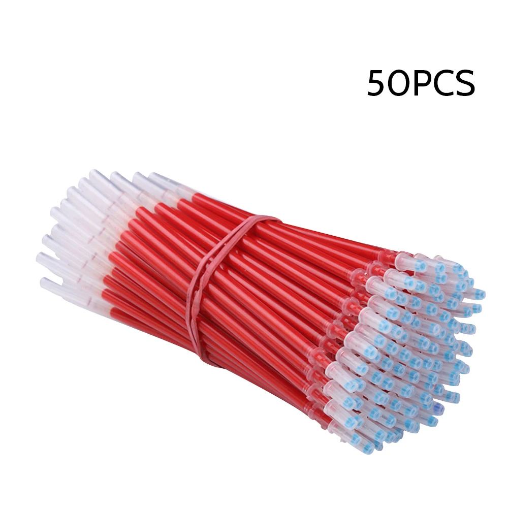 100Pcs School Office Bullet Full Needle Neutral Pen Refills Red Gel Pen Refill Replacement 
100Pcs School Office Bullet Full Needle Neutral Pen Refills Red Gel Pen Refill Replacement