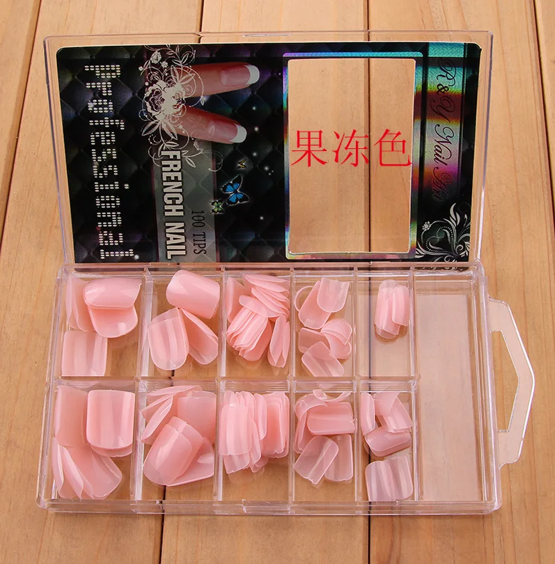 100pcs/1set A variety of color boutique color paste fake fingernail high-quality authentic short fake fingernails 100 pieces box
100pcs/1set A variety of color boutique color paste fake fingernail high-quality authentic short fake fingernails 100 pieces box