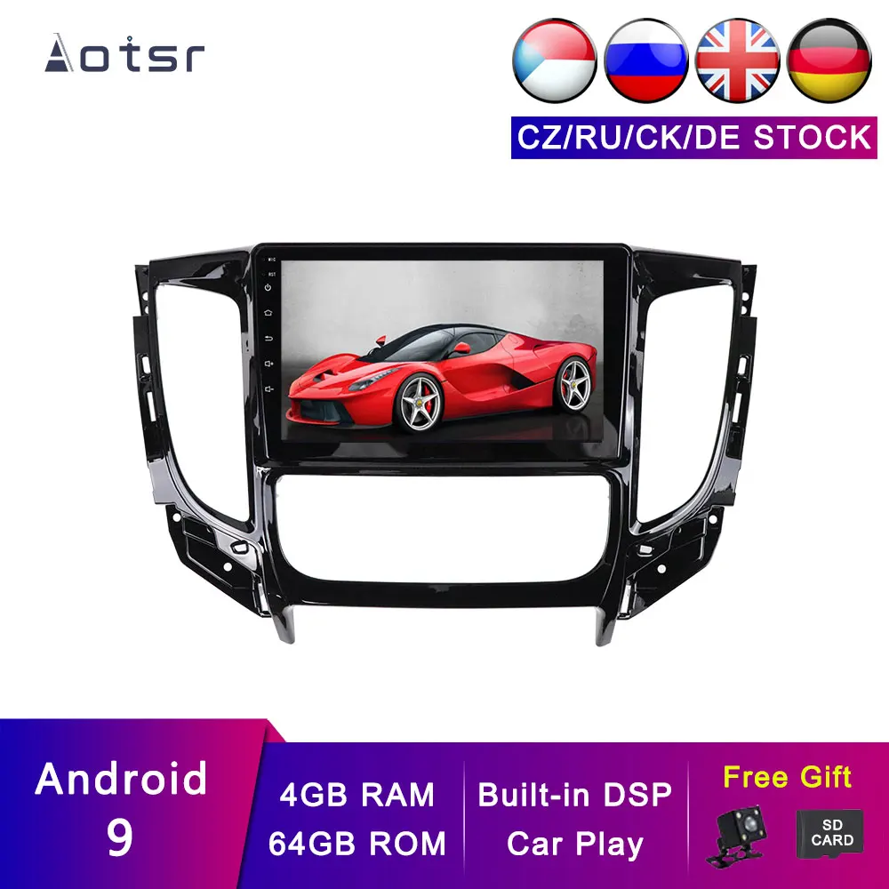 AOTSR Android 9 Car Player For Mitsubishi Pajero 2016 2017 2018 Head Unit GPS Navi Tape Recorder Build in DSP Carplay 4+64G
AOTSR Android 9 Car Player For Mitsubishi Pajero 2016 2017 2018 Head Unit GPS Navi Tape Recorder Build in DSP Carplay 4+64G