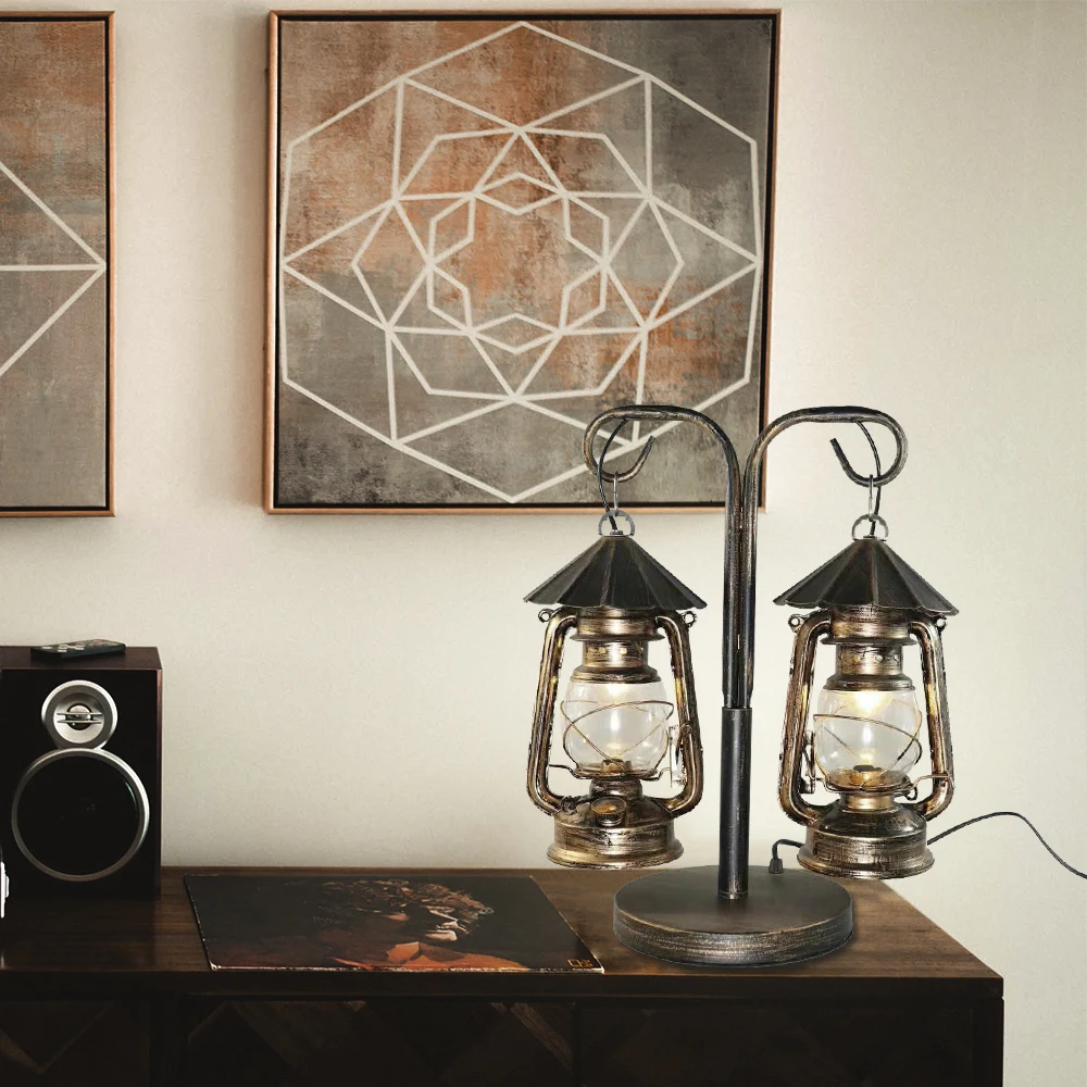 Artpad Vintage-Table-Light Bronze Metal Bedroom Bedside Decor Table Light Study Office Distressed Desk Table Hanging Lantern
Artpad Vintage-Table-Light Bronze Metal Bedroom Bedside Decor Table Light Study Office Distressed Desk Table Hanging Lantern