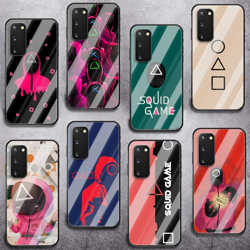 Squid game Tempered Glass Phone Case For Samsung Galaxy A 10 20E 21 30 31 50 51 52 70 71 72 S 5G Cover Cell Silicone Tpu Bumper
Squid game Tempered Glass Phone Case For Samsung Galaxy A 10 20E 21 30 31 50 51 52 70 71 72 S 5G Cover Cell Silicone Tpu Bumper