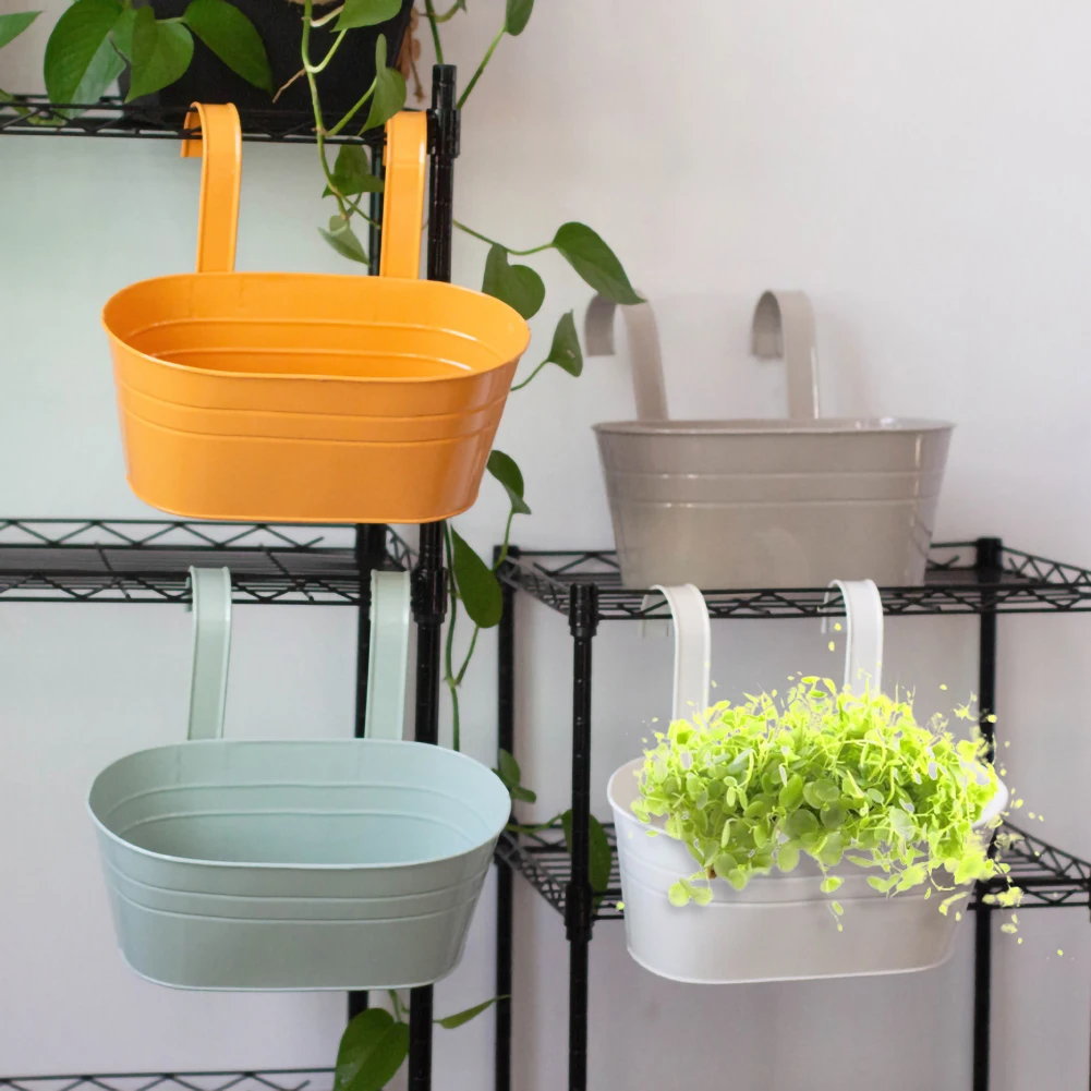1Pcs Colorful Hanging Flower Pots Metal Iron Balcony Garden Plant Planter Potted Iron Barrel Flowerpot Craft Ornaments Potted
1Pcs Colorful Hanging Flower Pots Metal Iron Balcony Garden Plant Planter Potted Iron Barrel Flowerpot Craft Ornaments Potted