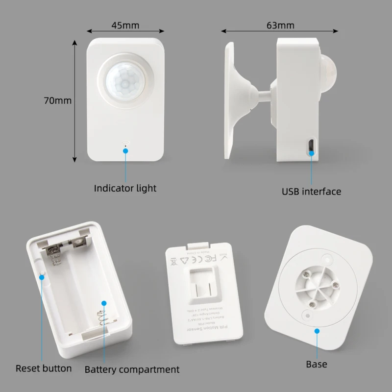 Smart Life Tuya Smart WiFi PIR Motion Sensor Human Body Sensor Detector Home Alarm System Smart PIR Motion Sensor
Smart Life Tuya Smart WiFi PIR Motion Sensor Human Body Sensor Detector Home Alarm System Smart PIR Motion Sensor