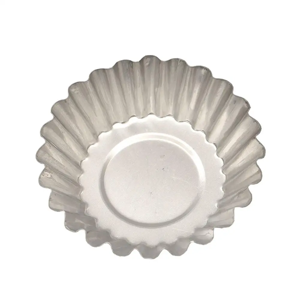 Egg Tart Mold Reusable Flower Edge Aluminum Cake Mold 
Egg Tart Mold Reusable Flower Edge Aluminum Cake Mold