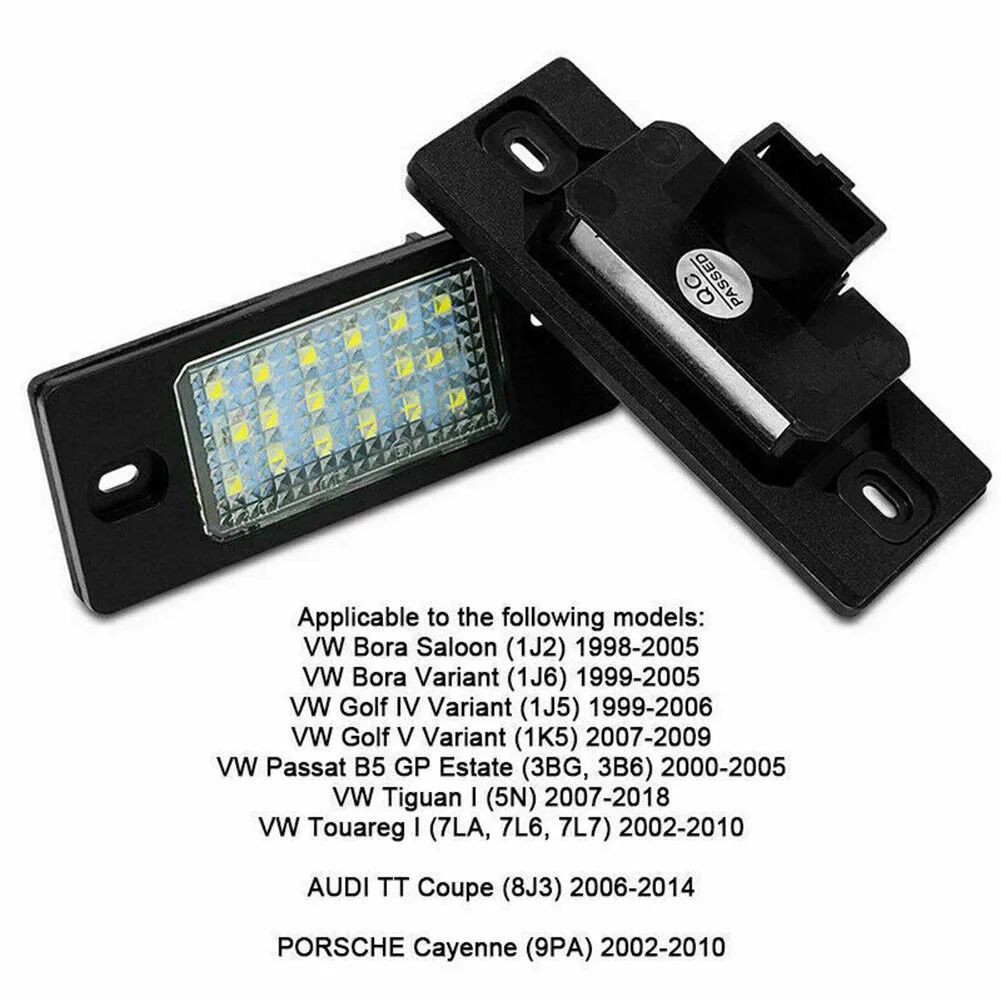 2pcs LED License Number Plate Light For Bora Variant Golf V Porsche Cayenne 02-10 Touareg 6500K White 12V License Plate Light
2pcs LED License Number Plate Light For Bora Variant Golf V Porsche Cayenne 02-10 Touareg 6500K White 12V License Plate Light