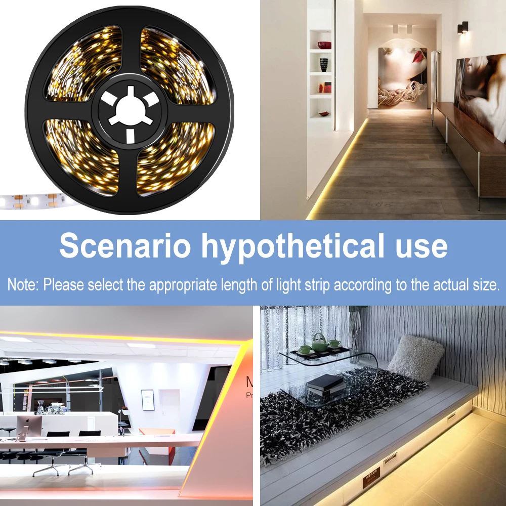 USB 5V Light Strip LED Flexible TV BackLight Tape 2835SMD LED Tira Lamp 0.5M 1M 2M 3M 4M 5M LED Bedroom Wall Decoration Lighting
USB 5V Light Strip LED Flexible TV BackLight Tape 2835SMD LED Tira Lamp 0.5M 1M 2M 3M 4M 5M LED Bedroom Wall Decoration Lighting