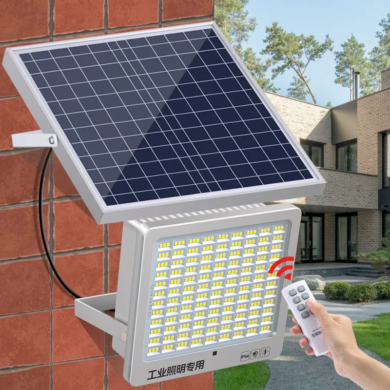 

Solar Led Flood Light Outdoor 100W 200W Remote Control Waterproof For Garden Landscape Spotlight Wall Solar Powered Flood Lamp