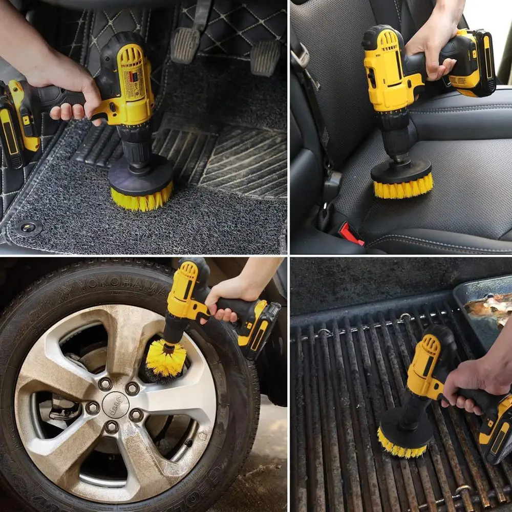 3pcs/Set Drill Scrubber Brush Car Kit Detailing Tile Grout Car Boat RV Tub Cleaner Scrubber Cleaning Tool Brushes Cleaning Kit 
3pcs/Set Drill Scrubber Brush Car Kit Detailing Tile Grout Car Boat RV Tub Cleaner Scrubber Cleaning Tool Brushes Cleaning Kit
