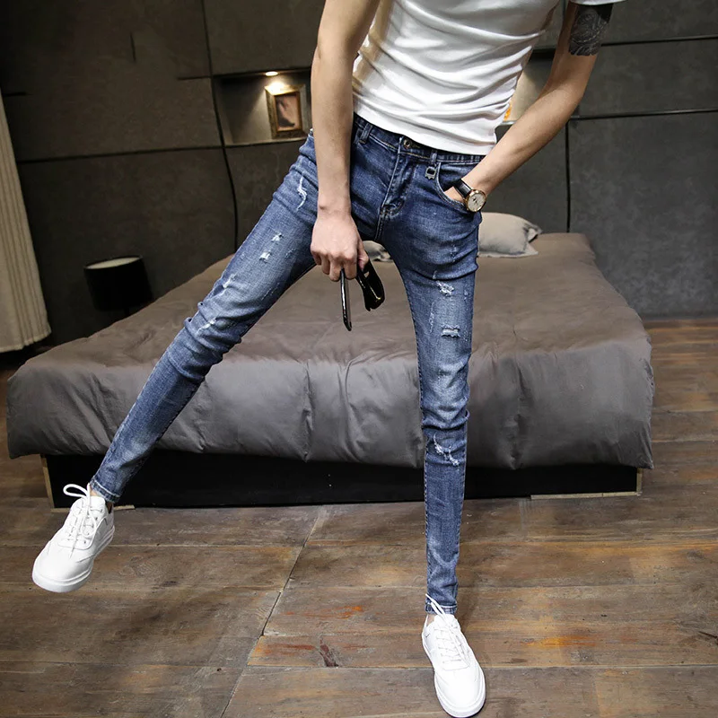 spring Autumn 2021 Fashion casual teenagers students light blue new jeans men's youth stretch slim pants men's pencil trousers
spring Autumn 2021 Fashion casual teenagers students light blue new jeans men's youth stretch slim pants men's pencil trousers