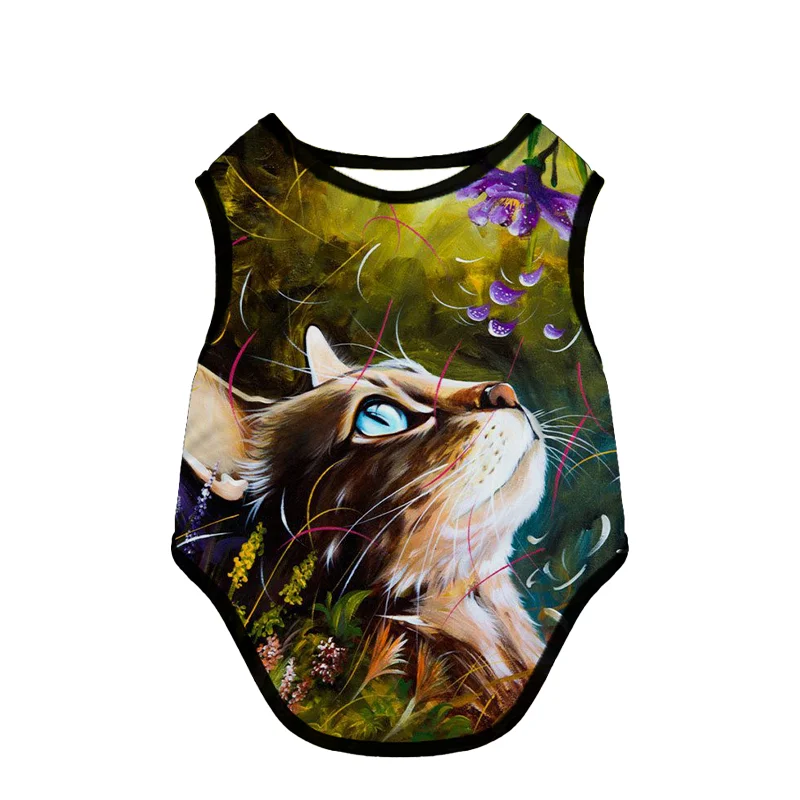 unisex fun pet vest animal print cat 3D personality neutral dog clothes cat clothes mesh quick-drying breathable sleeveless vest
unisex fun pet vest animal print cat 3D personality neutral dog clothes cat clothes mesh quick-drying breathable sleeveless vest
