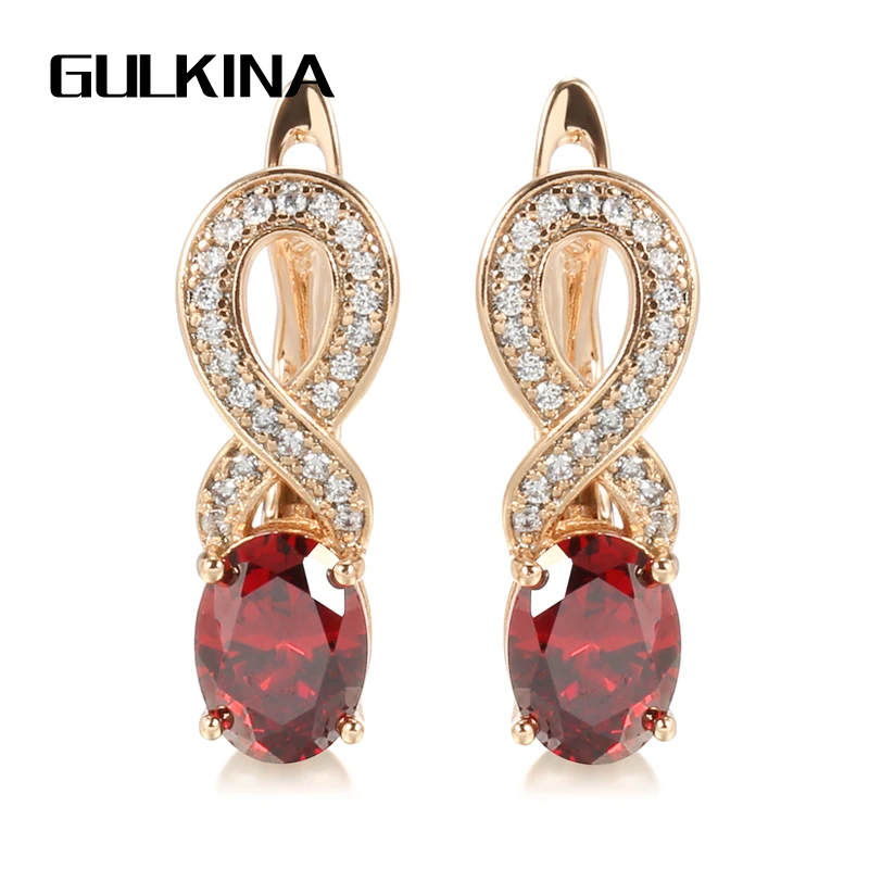 Gulkina Luxury Natural Red Zircon Earrings for Women 585 Rose Gold Crystal Bride Earrings Vintage Wedding Trend Jewelry 2021
Gulkina Luxury Natural Red Zircon Earrings for Women 585 Rose Gold Crystal Bride Earrings Vintage Wedding Trend Jewelry 2021