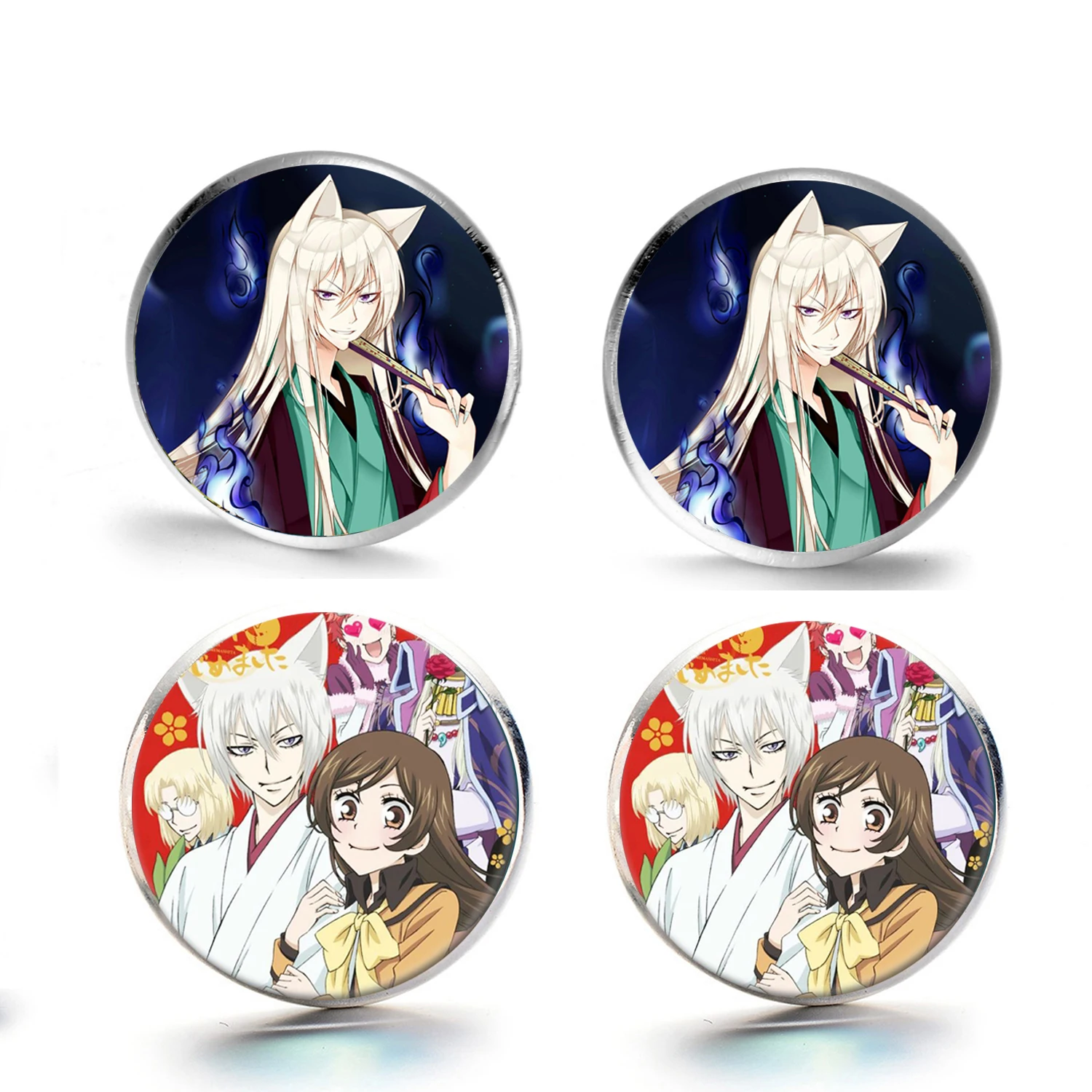 Симпатичные серьги гвоздики Kamisama Love Kiss в виде фигурки для женщин Tomoe Momozono Nanami