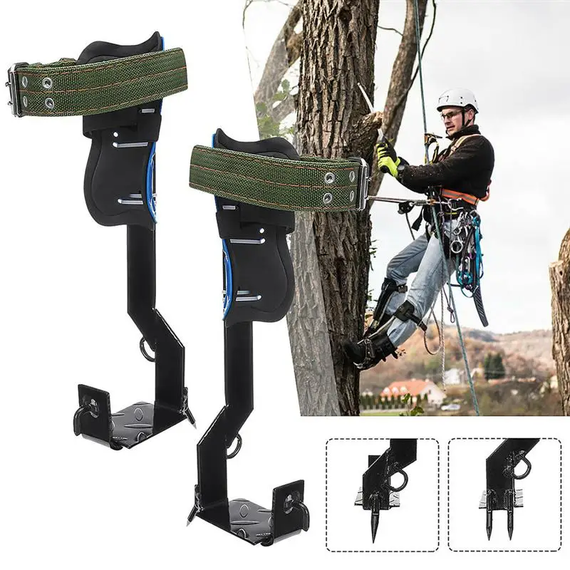 2 Gears Tree Climbing Utensil Set Safety Tree Climbing Tool Rack Pedal Adjustable Lanyard Rope Rescuing Belt For Forest Camping 
2 Gears Tree Climbing Utensil Set Safety Tree Climbing Tool Rack Pedal Adjustable Lanyard Rope Rescuing Belt For Forest Camping