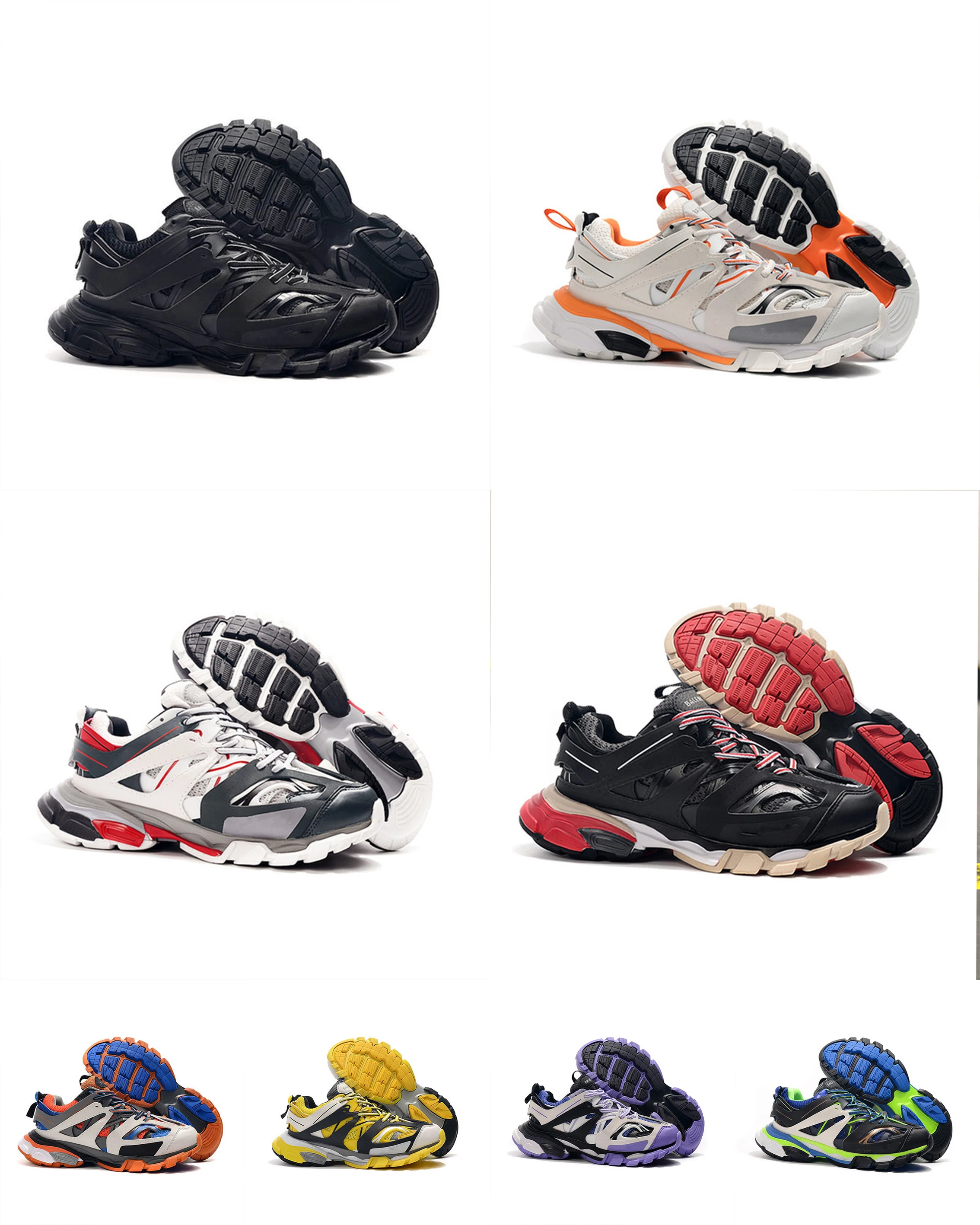 

Original New 2021 Track Sneaker Release 3.0 Tess S Paris Triple S Sneakers Shoes women Men Trainers Baskets Dad shoes Size 36-45