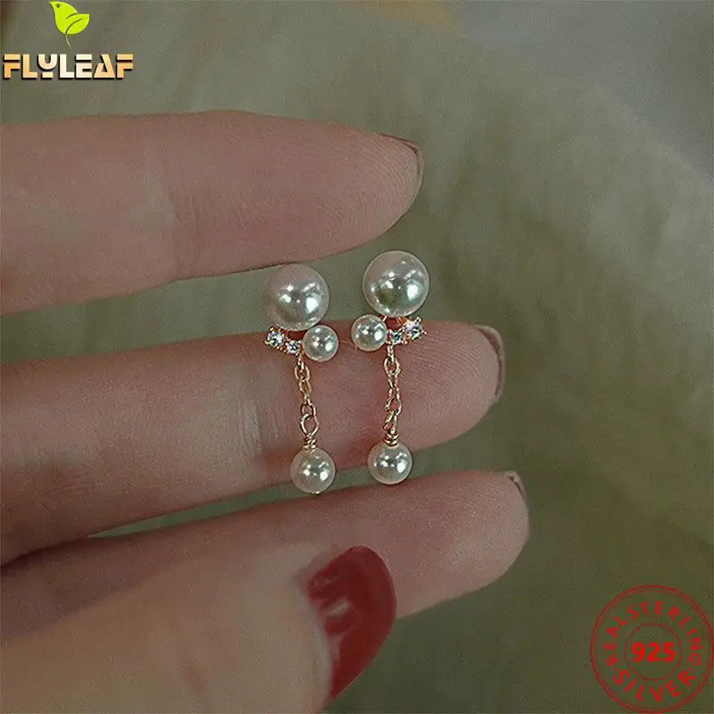 100% 925 Sterling Silver Drop Earrings For Women Starry Pearl Zircon Gold Fine Jewelry Femme Earings Fashion Jewelry
100% 925 Sterling Silver Drop Earrings For Women Starry Pearl Zircon Gold Fine Jewelry Femme Earings Fashion Jewelry