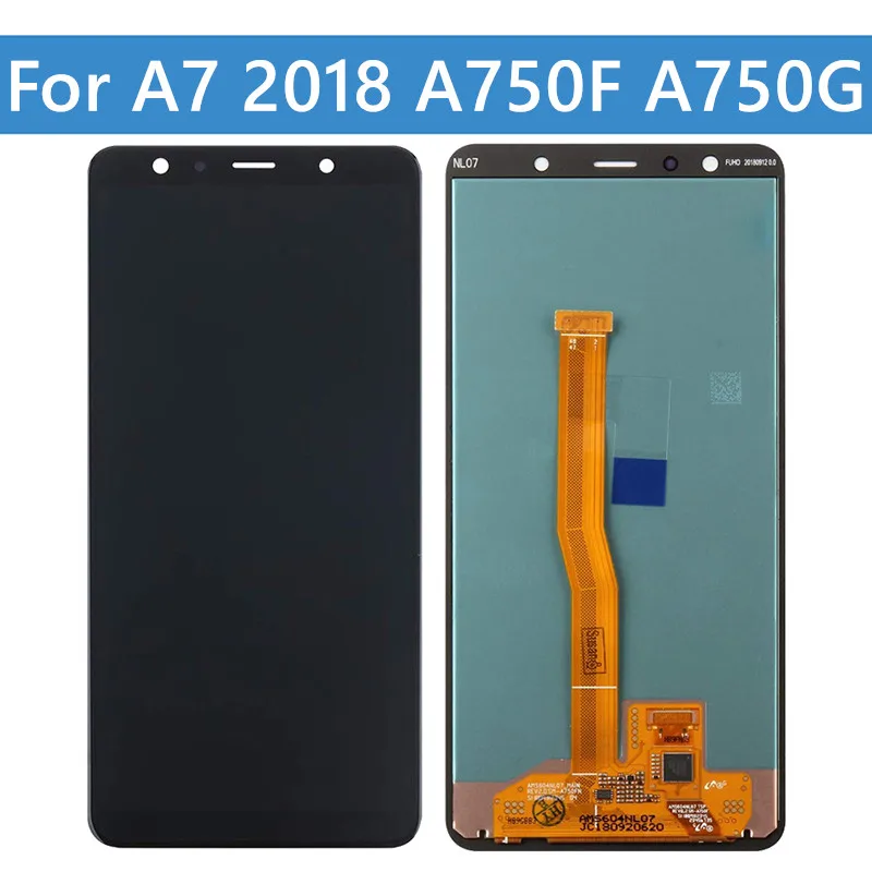 ЖК-дисплей для Samsung Galaxy A7 2018 A750 SM-A750G SM-A750F SM-A750FN/DS A750F/DS A750GN, сенсорный экран, дигитайзер, замена
ЖК-дисплей для Samsung Galaxy A7 2018 A750 SM-A750G SM-A750F SM-A750FN/DS A750F/DS A750GN, сенсорный экран, дигитайзер, замена