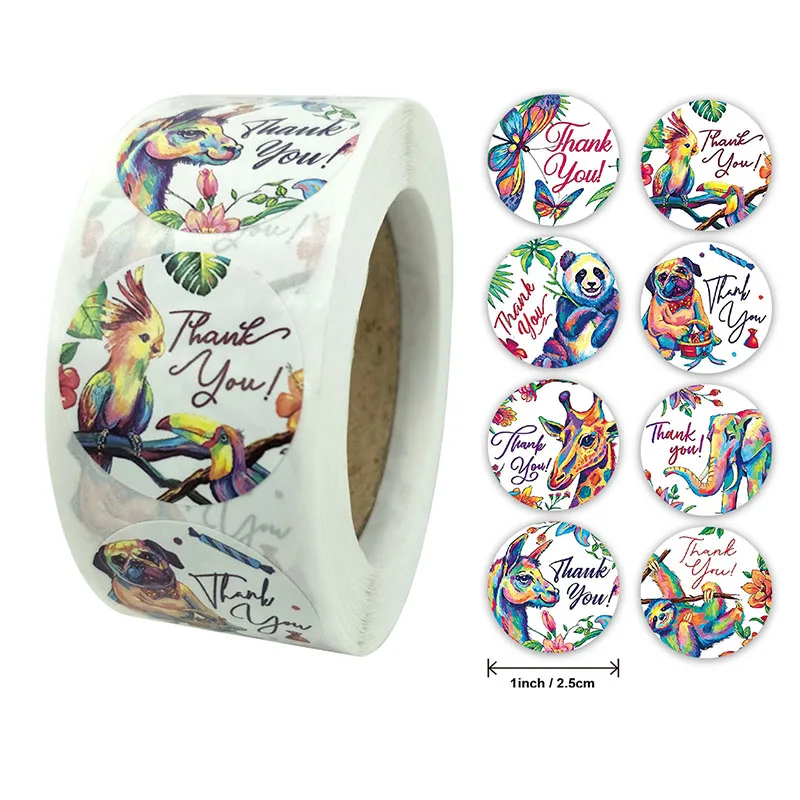 500pcs/Roll Donuts Series Thank You Sticker Cute Animal Design Stationery Decoration Toy Stickers For Kids Gift
500pcs/Roll Donuts Series Thank You Sticker Cute Animal Design Stationery Decoration Toy Stickers For Kids Gift