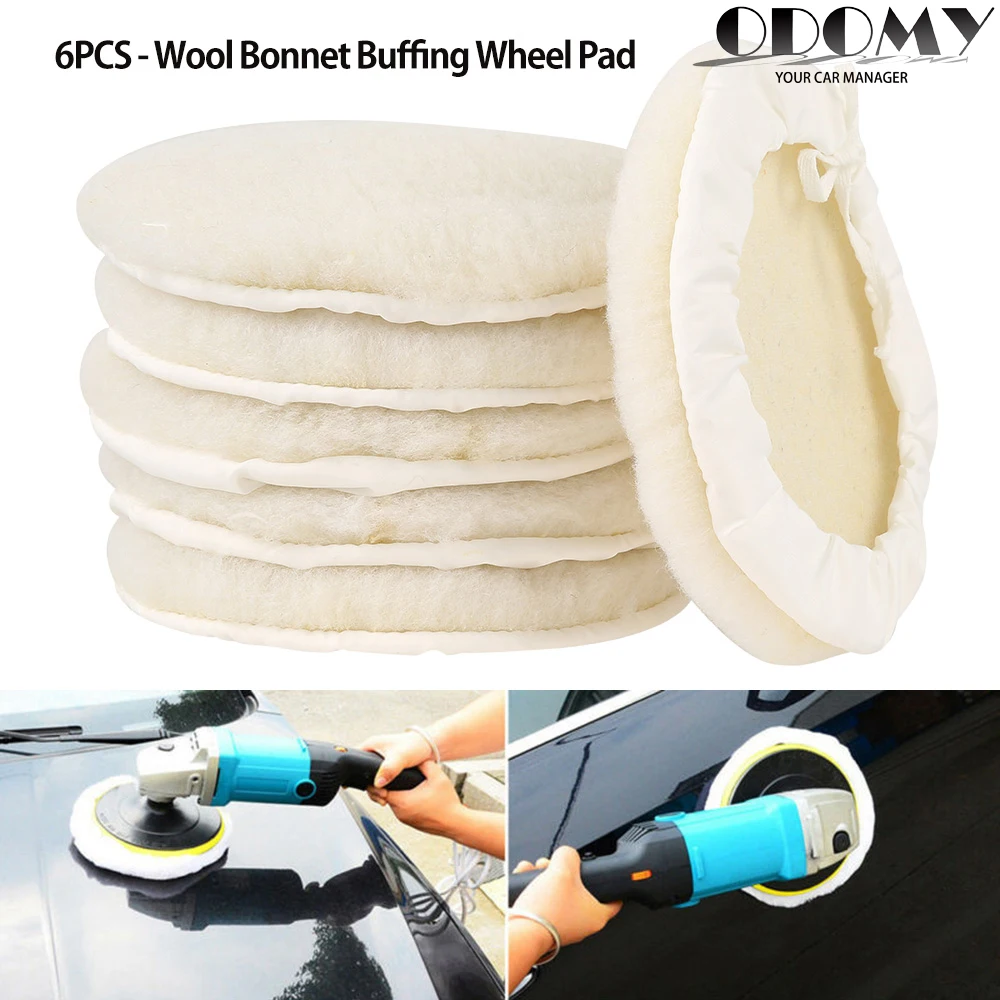 6 PCS 7 inch Car Auto Wool Bonnet Buffing Wheel Polishing Pad Buffer Polisher Pad esponja pulidora coche tampone lucidatura
6 PCS 7 inch Car Auto Wool Bonnet Buffing Wheel Polishing Pad Buffer Polisher Pad esponja pulidora coche tampone lucidatura