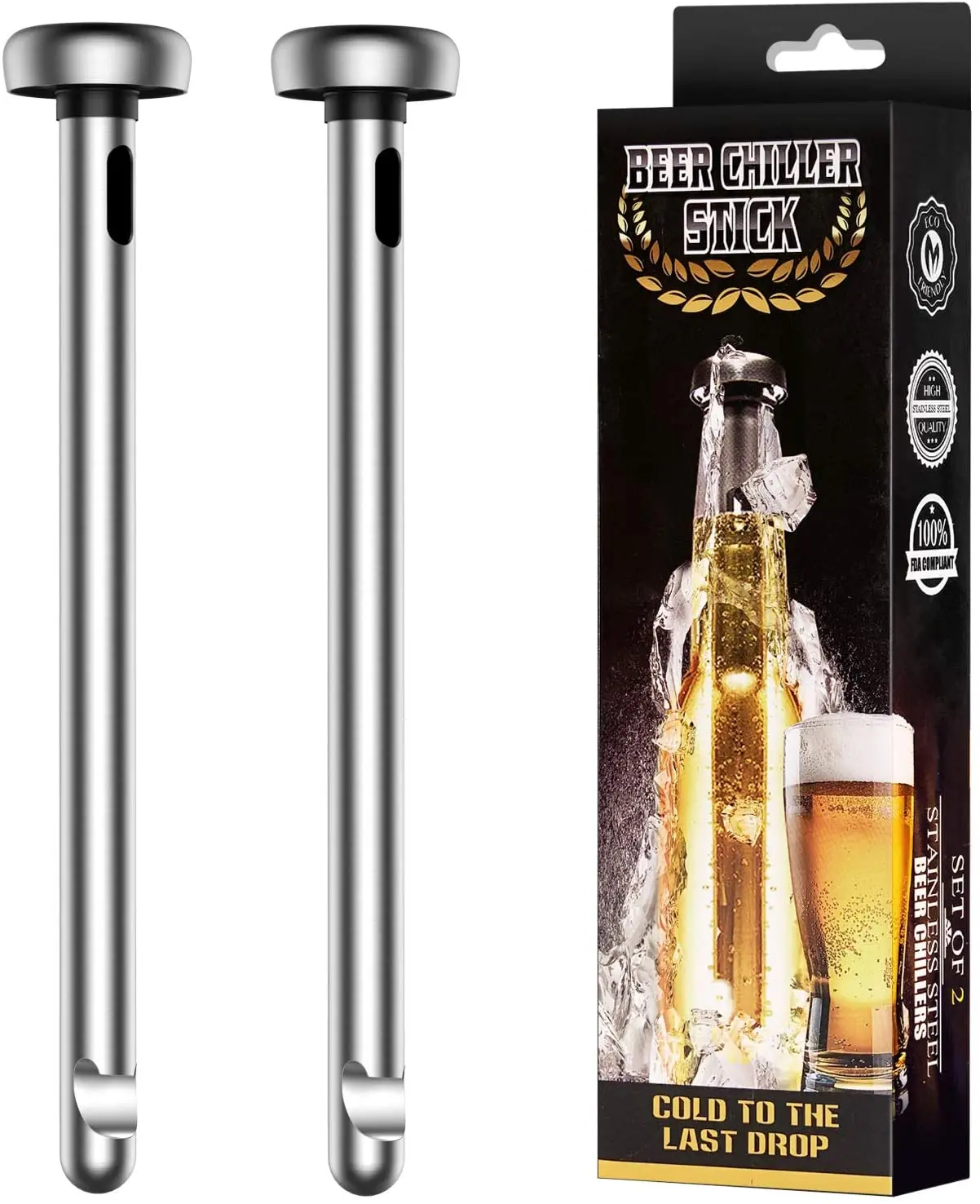 Gifts for Men Beer Chiller Sticks for Bottles Cool Unique Gift for any Beer Lover Stainless Steel Beverage Cooler Cooling 
Gifts for Men Beer Chiller Sticks for Bottles Cool Unique Gift for any Beer Lover Stainless Steel Beverage Cooler Cooling