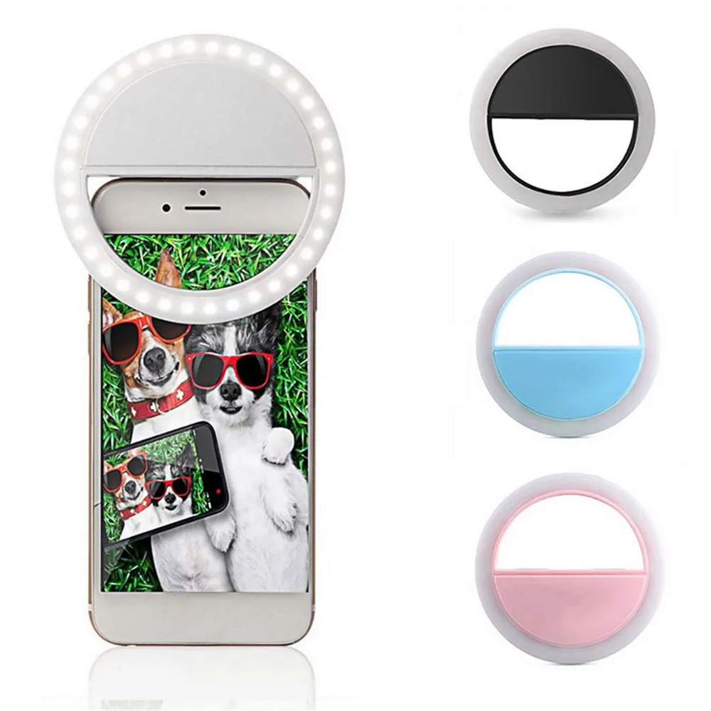 Photography Night Light Portable Dimmable LED Selfie Ring Clip-on Mobile Phone Selfie Ring Light ABS Enhancing Fill Light
Photography Night Light Portable Dimmable LED Selfie Ring Clip-on Mobile Phone Selfie Ring Light ABS Enhancing Fill Light