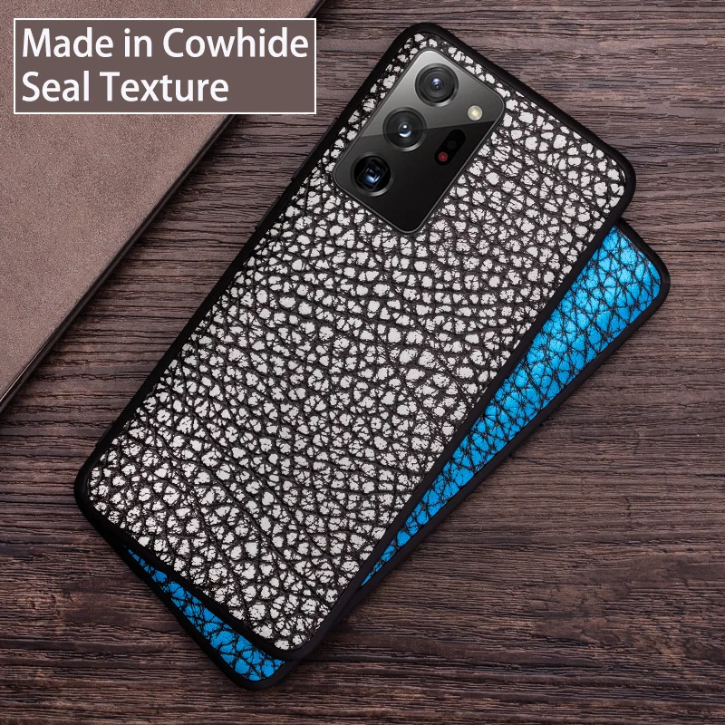 Genuine Leather Phone Case For Samsung Galaxy S22 S21 S10e Note 10 20 Ultra S8 S9 Plus Case Cowhide Seal texture Cover
Genuine Leather Phone Case For Samsung Galaxy S22 S21 S10e Note 10 20 Ultra S8 S9 Plus Case Cowhide Seal texture Cover