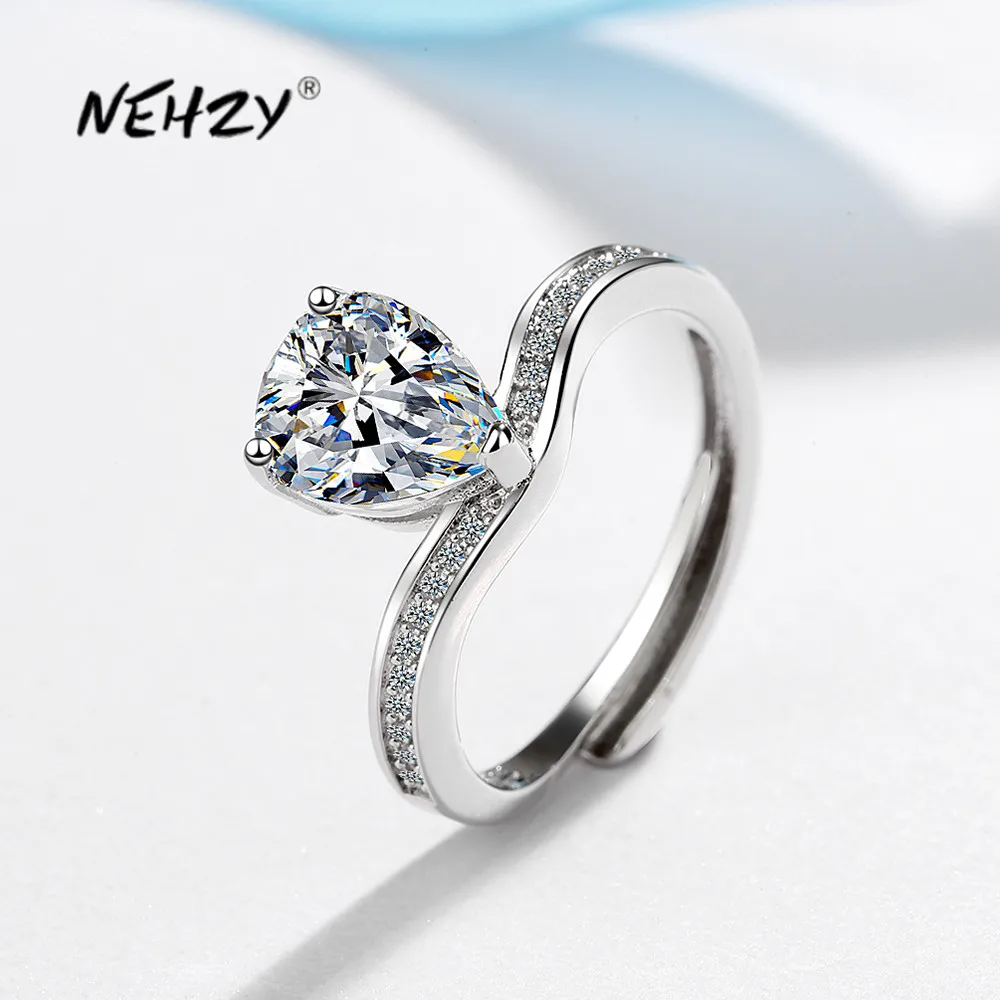 NEHZY S925 новые женские модные ювелирные изделия Высокое качество кубический цирконий три когтя в форме сердца регулируемое кольцо
NEHZY S925 новые женские модные ювелирные изделия Высокое качество кубический цирконий три когтя в форме сердца регулируемое кольцо