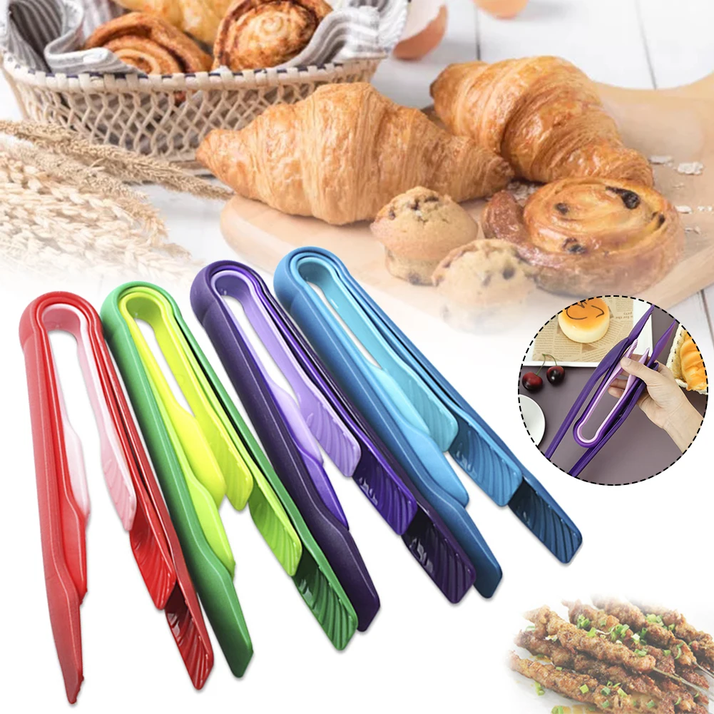 6Pcs Set Food Tongs Kitchen Utensils Cooking Tools Food-grade Plastic Baking Bread Clip Pastry Clamp BBQ Grilling Barbecue Tongs
6Pcs Set Food Tongs Kitchen Utensils Cooking Tools Food-grade Plastic Baking Bread Clip Pastry Clamp BBQ Grilling Barbecue Tongs