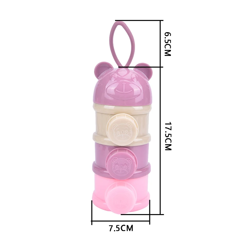 Bear Style Portable Baby Food Storage Box Essential Cereal Cartoon Infant Milk Powder Box Toddle Snacks Container
Bear Style Portable Baby Food Storage Box Essential Cereal Cartoon Infant Milk Powder Box Toddle Snacks Container