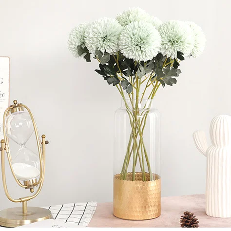 Home Living Room Decoration Flower Arrangement Wedding Photography Decoration Simulation Flower Large Table Tennis Chrysanthemum
Home Living Room Decoration Flower Arrangement Wedding Photography Decoration Simulation Flower Large Table Tennis Chrysanthemum