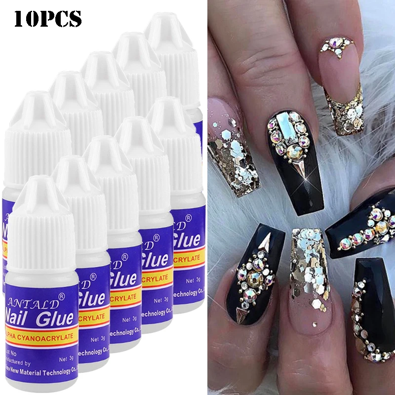 10pcs/set Nail Rhinestones Adhesive Glue Acrylic Tips Nail Art Decorations Extension Glue Quick Drying Sticky Gems Glue Manicure
10pcs/set Nail Rhinestones Adhesive Glue Acrylic Tips Nail Art Decorations Extension Glue Quick Drying Sticky Gems Glue Manicure