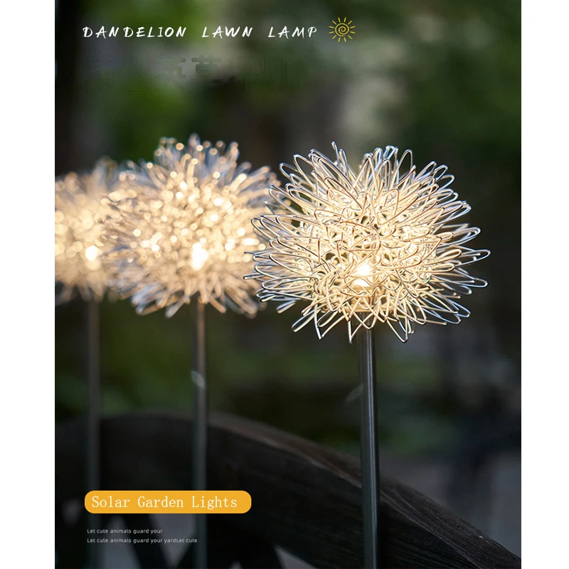 LED Solar Light Outdoor Dandelion Lights Garden Decoration String Lamp Courtyard IP65 Waterproof Solar Light Fairy Lamps
LED Solar Light Outdoor Dandelion Lights Garden Decoration String Lamp Courtyard IP65 Waterproof Solar Light Fairy Lamps
