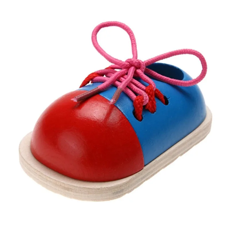 1 шт. детские часы из ЭВА Обучающие модные туфли Монтессори для малышей