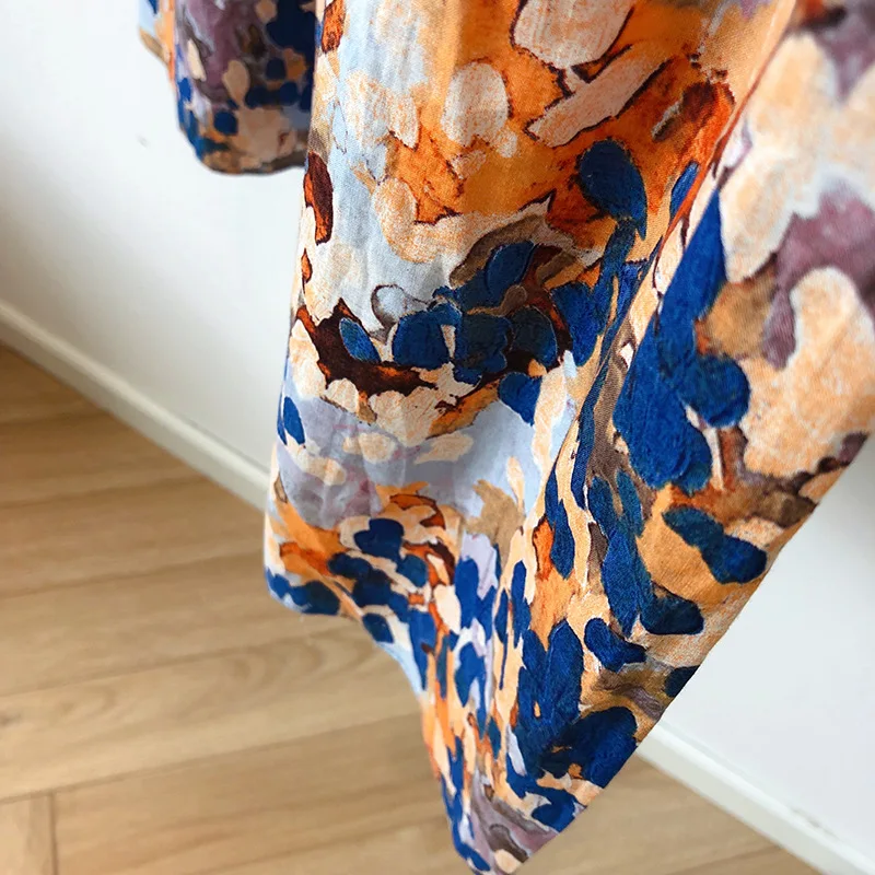 Women's Elastic Floral Print Watercolor Maxi Skirt Korean Fashion High Waisted Dress Pleated Shirring Long Skirts Vetement Femme
Women's Elastic Floral Print Watercolor Maxi Skirt Korean Fashion High Waisted Dress Pleated Shirring Long Skirts Vetement Femme