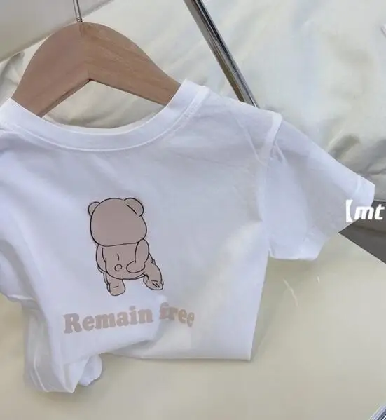 Kid's Summer Short Sleeve T-shirt Round Collar Cartoons Cotton Blend tops ABC101
Kid's Summer Short Sleeve T-shirt Round Collar Cartoons Cotton Blend tops ABC101