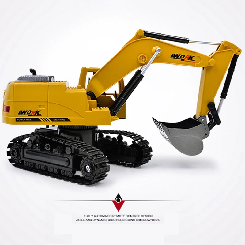 Children Charging Remote Control Car Toy 1:24 Wireless Remote Control Engineering Car Excavator Boys Toy Gift
Children Charging Remote Control Car Toy 1:24 Wireless Remote Control Engineering Car Excavator Boys Toy Gift