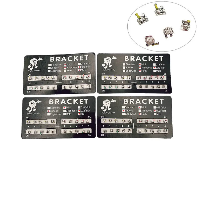 10 Packs Dental Metal Brackets Braces Mini Roth MBT 022 3-4-5 Hooks Bracket Orthodontics Materials
10 Packs Dental Metal Brackets Braces Mini Roth MBT 022 3-4-5 Hooks Bracket Orthodontics Materials