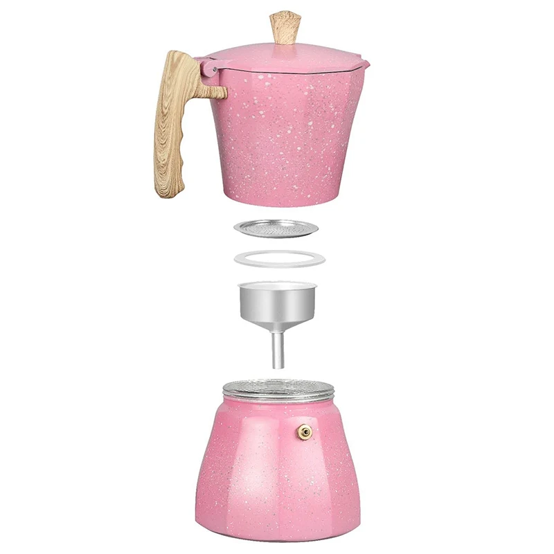 Stovetop Espresso Maker - Moka Pot Coffee Maker for Gas or Electric Stove Top - 3 Cups Espresso Shot Maker for Italian
Stovetop Espresso Maker - Moka Pot Coffee Maker for Gas or Electric Stove Top - 3 Cups Espresso Shot Maker for Italian