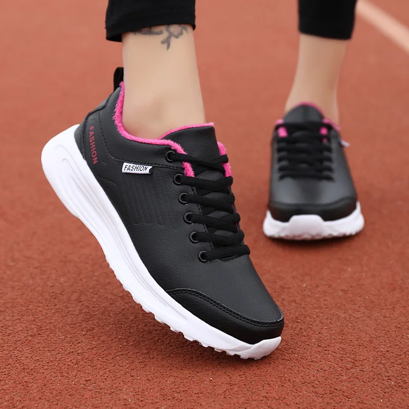 Sports Shoes Women Keep Warm Daily Working High Quality Thermal Shoes Snow Running Walking Fur Inside Female Sneakers Gym
Sports Shoes Women Keep Warm Daily Working High Quality Thermal Shoes Snow Running Walking Fur Inside Female Sneakers Gym