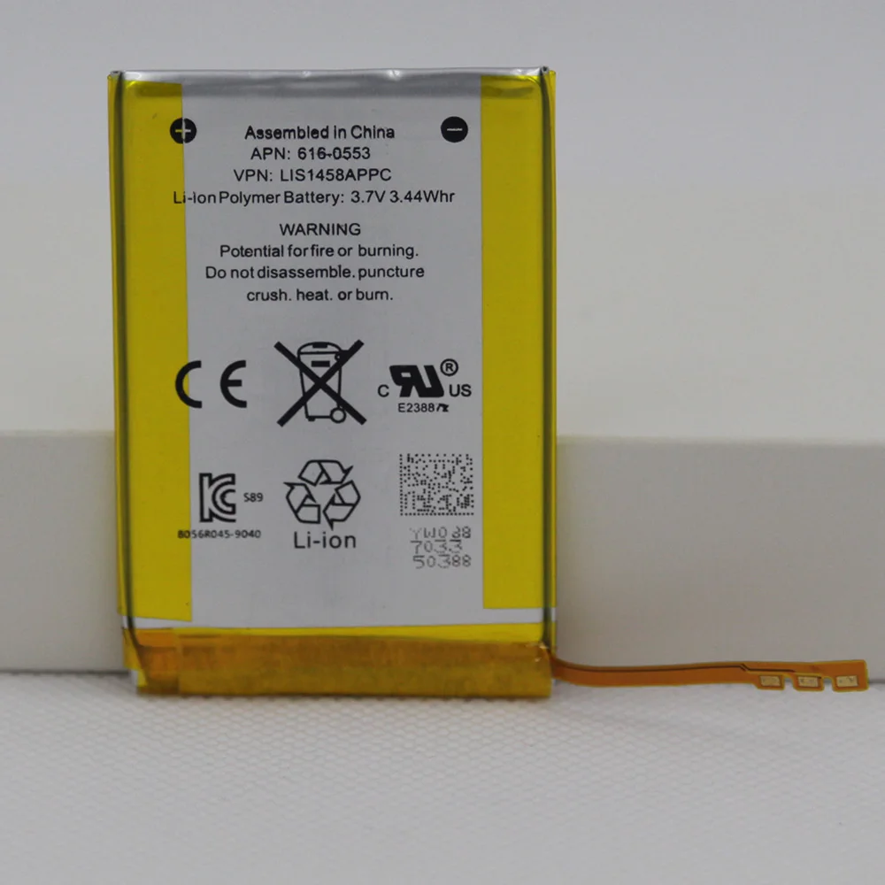 

930mAh 616-0553 / LIS1458APPC Internal Li-Polymer Replacement Battery For iPod Touch 4th Generation 4 4g with repair tools