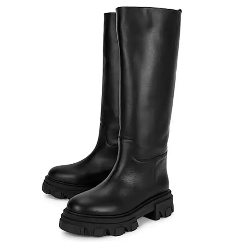2022 Brand Ins Genuine Leather Boots Women Knee High Boots Design Platform Riding Boots Thick Heel Autumn Winter Boots
2022 Brand Ins Genuine Leather Boots Women Knee High Boots Design Platform Riding Boots Thick Heel Autumn Winter Boots