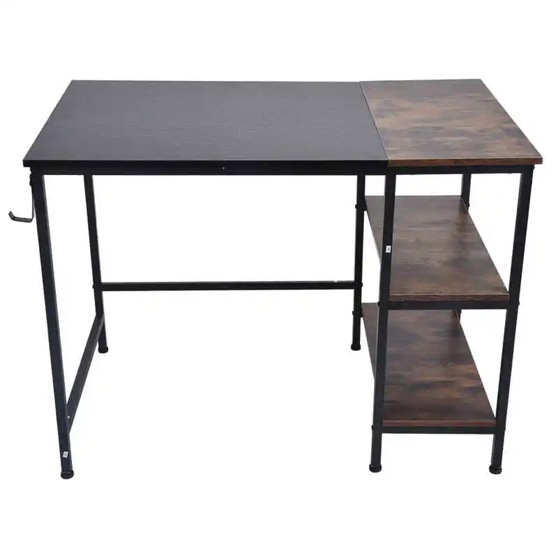 Industrial Style Computer Desk Laptop Table Study Table with Wooden Shelves for Home Office
Industrial Style Computer Desk Laptop Table Study Table with Wooden Shelves for Home Office