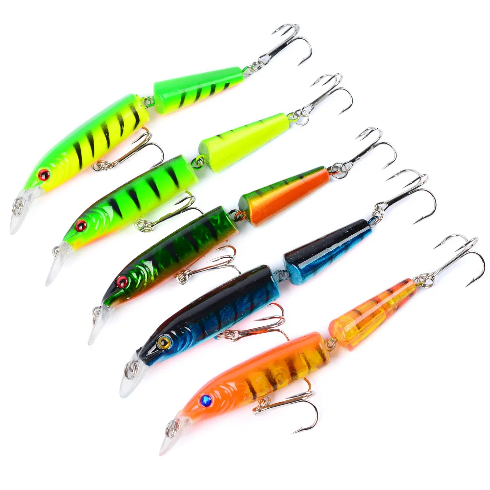 Minnow многосекционные Искусственные приманки рыболовные жесткие приманки рыболовные снасти рыболовные приманки 10,5 см/4,13 дюйма 9,2 г/0,32 унции 
Minnow многосекционные Искусственные приманки рыболовные жесткие приманки рыболовные снасти рыболовные приманки 10,5 см/4,13 дюйма 9,2 г/0,32 унции